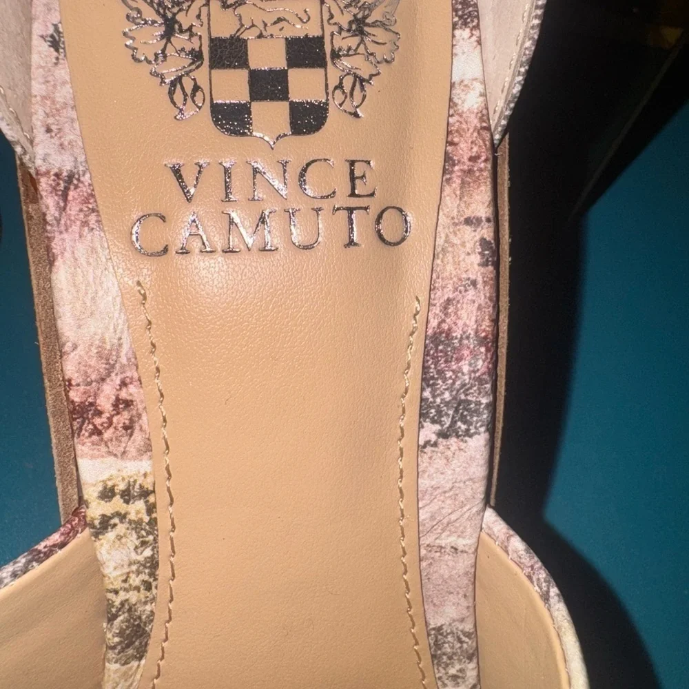 Vince Camuto Deedriana Snake Print Wedge Sandal
